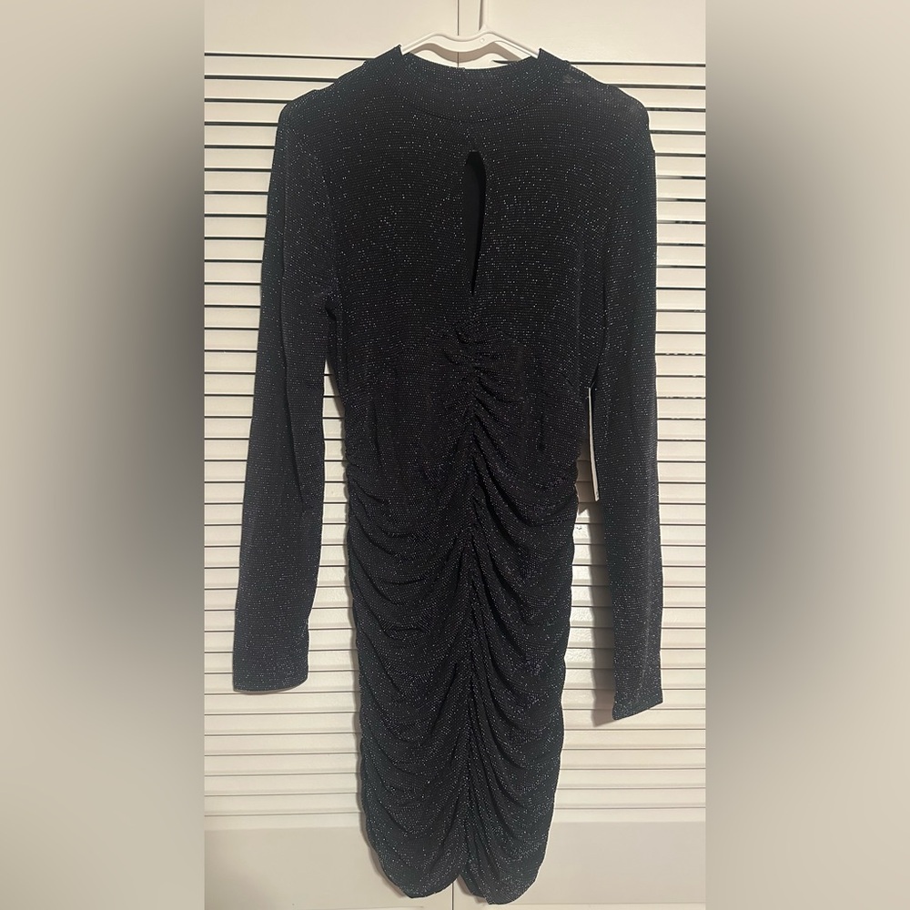 Almost Famous Black Shimmer Dress